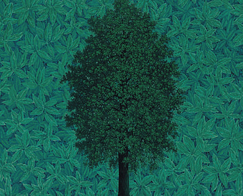 L'Arc de Triomphe, Magritte HD wallpaper