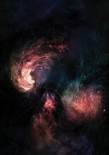 Universe, Stars, Shine, Bright, Multicolored, Motley, Starry Sky, Brilliance, Galaxy HD phone wallpaper