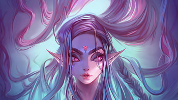 Underwater Elf , elf, artist, artwork, digital-art, deviantart HD wallpaper