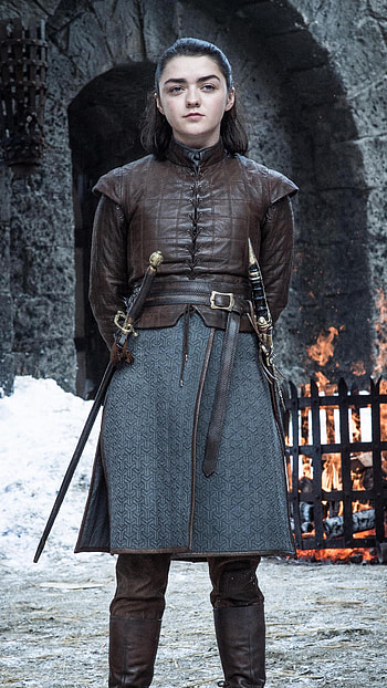 Arya Stark, Game of Thrones, Season 8 HD phone wallpaper