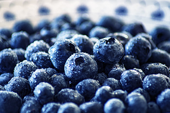 Fresh, fruits, blueberry, drops HD wallpaper