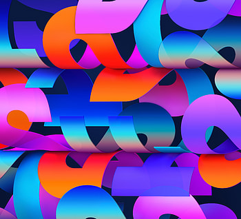 Apple Studio Display Stock, Apple Inc., Abstract, shapes HD wallpaper
