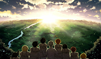 Promised Neverland manga series, Background , Unique art style HD wallpaper