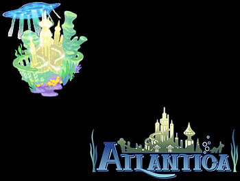 Atlantica (KH2) (KHII), atlantica, ii, logo, world, kingdom hearts 2 HD wallpaper