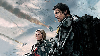 Edge of Tomorrow, Cinematic backdrops, The Movie Database, Futuristic action HD wallpaper