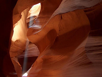 The Light, orange, light, canyon, rock HD wallpaper
