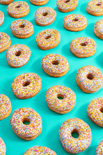 Food, Desert, Sweets, Donuts, Sprinkling, Sprinkle HD phone wallpaper