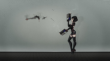 Warrior Girl Style, girls, warrior, style, digital-art HD wallpaper