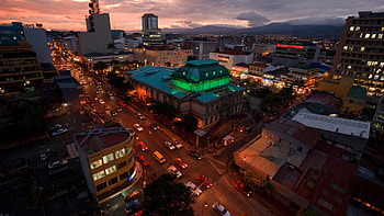 Cityscape View Of Costa Rica Theatre Buildings Travel HD wallpaper