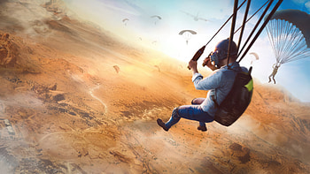 Pubg 2025, pubg, helmet, parachute, playerunknowns-battlegrounds, 2025-games, games, video-games HD wallpaper