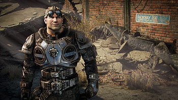 Gears of War: Reloaded — : Marcus Fenix in the Ruins, video game, Gears Of War: Reloaded HD wallpaper