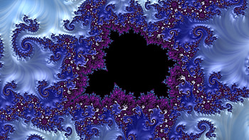 Trippy Psychedelic Fractal, trippy, psychedelic, trance, blue, Abstract, fractal, abstract blue HD wallpaper