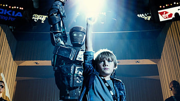 Real Steel film, Futuristic robot boxing, Technologically advanced, Action-packed drama HD wallpaper