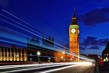 city night, London, Big Ben HD wallpaper