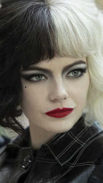 Emma Stone, Cruella, , Makeup HD phone wallpaper
