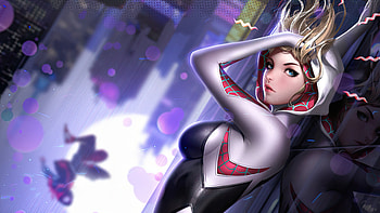 Gwen Stacy Regime, gwen-stacy, superheroes, artist, artwork, digital-art, pixiv HD wallpaper