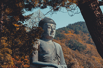 Buddha, Miscellanea, Miscellaneous, Buddhism, Sculpture, Bronze, South Korea, Seoraksan, Soraksan HD wallpaper