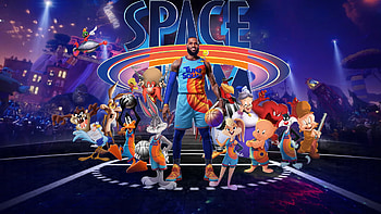 Space Jam: A New Legacy, Tune Squad, Iconic Tune Squad logo, Athlete and cartoon crossover HD wallpaper