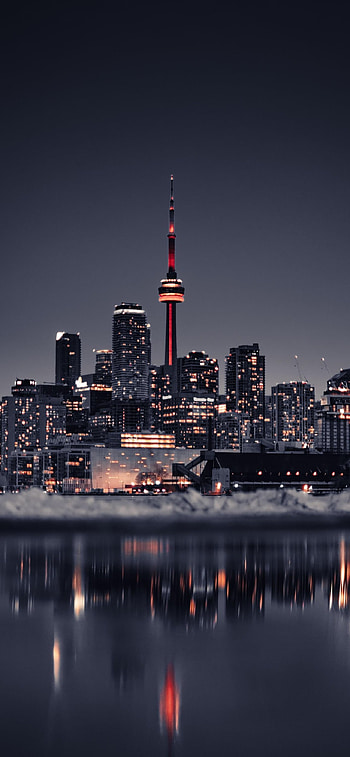 Toronto Skyline, Travels, City HD phone wallpaper