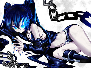 Black Rock Shooter, anime, fantasy, dark, show HD wallpaper