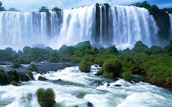 Landscape, Rivers, Waterfalls HD wallpaper