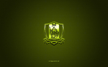FA Siauliai, Lithuanian football club, green logo, green carbon fiber background, A Lyga, football, Siauliai, Lithuania, FA Siauliai logo HD wallpaper
