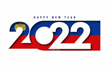 Happy New Year 2022 Liechtenstein, white background, Liechtenstein 2022, Liechtenstein 2022 New Year, 2022 concepts, Liechtenstein HD wallpaper
