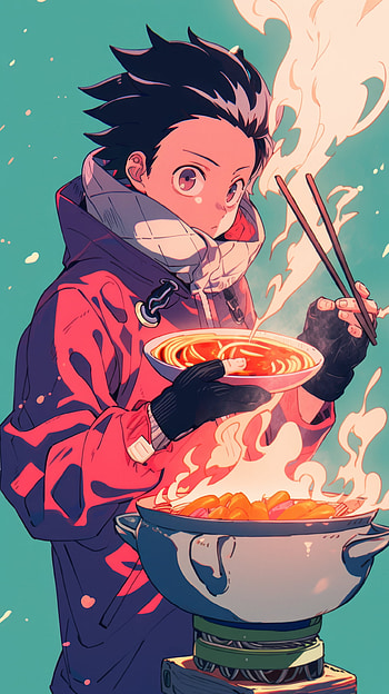 Tanjiro Kamado In 90's Anime, Studio Ghibli Style , Tanjiro Kamado, Anime, Demon Slayer: Kimetsu no Yaiba HD phone wallpaper