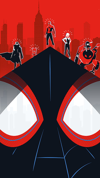 spider mans friends, red, spider sence, symbol, spider man HD phone wallpaper