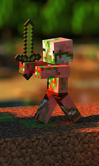 video game, Minecraft HD phone wallpaper