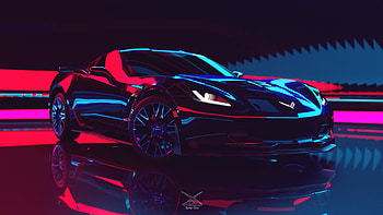 Chevrolet Corvette Z06 CGI HD wallpaper