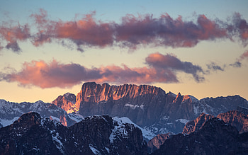 Dolomites Dawn: Stunning Alps Nature Landscape, Dolomites, nature, alps HD wallpaper