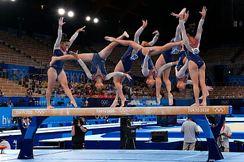 Balance Beam, Graphical representation, Olympic gymnastics routines HD wallpaper