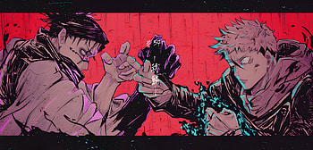 Jujutsu Kaisen: Yuji vs Choso, Anime, Jujutsu Kaisen, Yuji Itadori, Choso (Jujutsu Kaisen), manga HD wallpaper