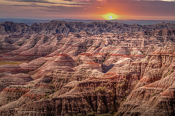 Sunset on the Black Hills of South Dakota, nature, black hills, usa, sunset HD wallpaper