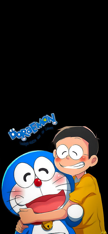 Doremon and nobita, art, cartoon HD phone wallpaper
