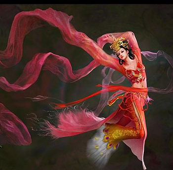 Fantasy girl, Woman, Pink, Dress, Artist, Fantasy HD wallpaper