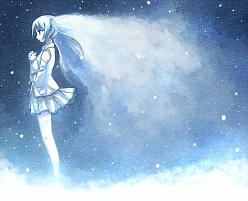 ice miku, miku, blue hair, 01, vocaloid HD wallpaper