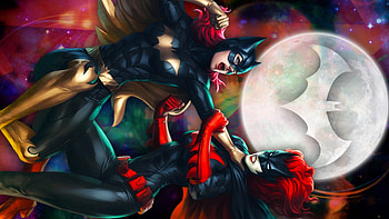 Batgirl/Batwoman, Kathy Kane, DC, Barbara Gordon, DC Universe, Batman Inc, DC Comics, Batwoman, Batgirl, Kate Kane, Batman Family HD wallpaper