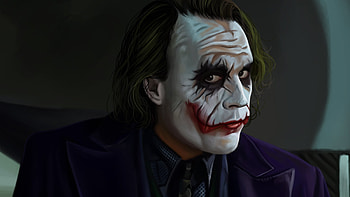 Joker New Arts, joker, superheroes, supervillain, artwork, deviantart HD wallpaper