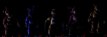 FNAF 2: Golden & Withered Freddy — Night Terrors ( Ultra ), Golden Freddy (Five Nights At Freddy's), Withered Freddy (Five Nights at Freddy's), video game, Five Nights At Freddy's 2, Five Nights at Freddy's HD wallpaper
