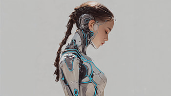 Sci‑Fi Girl — Cybernetic Muse, Sci Fi, Scifi Girl, Cyborg HD wallpaper