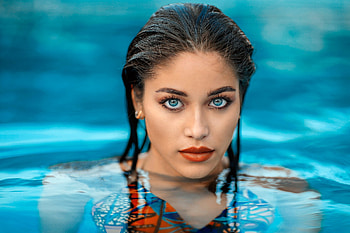 :), summer, model, jessica napolitano, girl, water, alessandro di cicco, vara, woman HD wallpaper