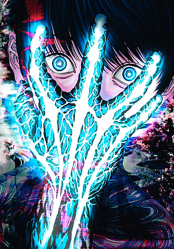 Jagaaan, electric blue, art, anime HD phone wallpaper