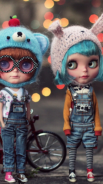 3 Friends, Cute Dolls, Cap HD phone wallpaper