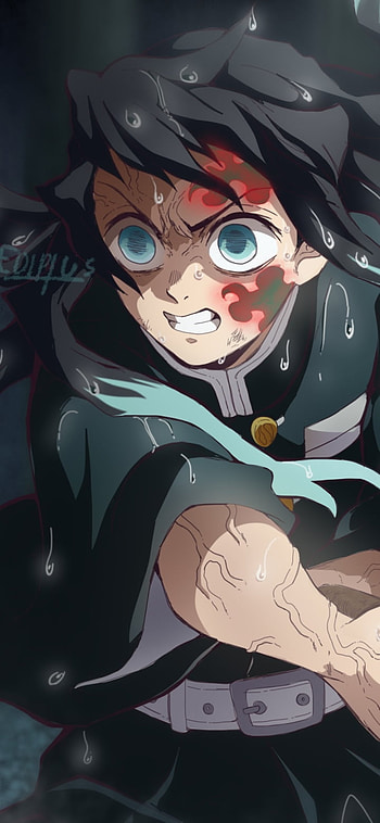 Muichiro Tokito Intense Moment – Demon Slayer , Muichiro Tokito, Anime, Demon Slayer: Kimetsu no Yaiba HD phone wallpaper