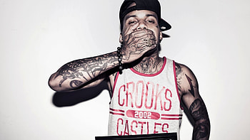 kid ink, rapper, tattoos, crooks and castles HD wallpaper