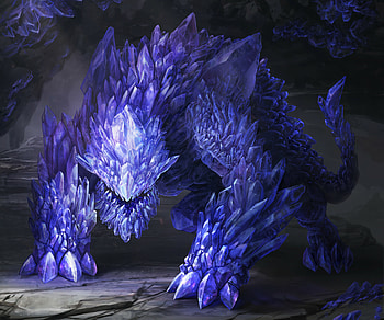 Crystal Colossus — Fantasy Creature, fantasy, creature HD wallpaper