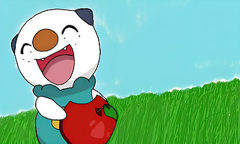 Oshawott eating an Apple | Official, Oshawott (Pokémon), Anime, Pokemon HD wallpaper
