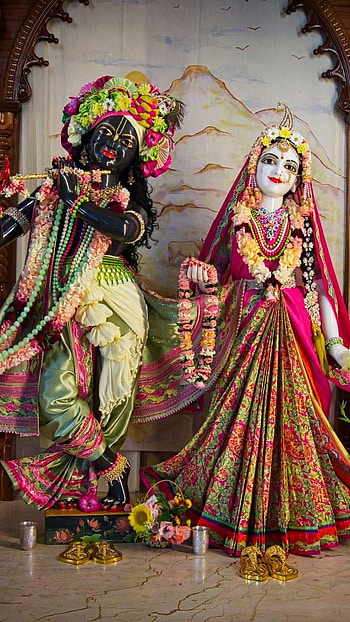 Radha Krishna , Iskcon HD phone wallpaper